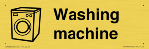 Dementia washing machine sign